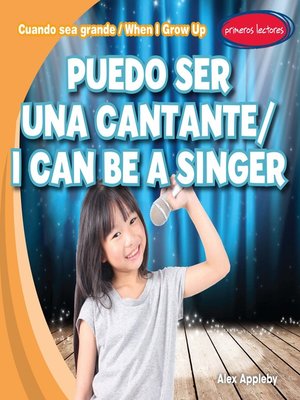cover image of Puedo ser una cantante (I Can Be a Singer)